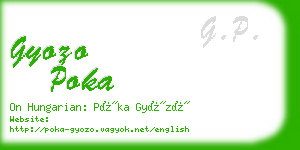 gyozo poka business card